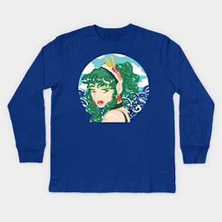 Sushi Goddess Kids Long Sleeve T-Shirt